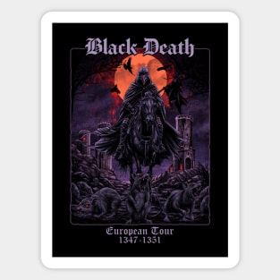 Black Death European Tour Magnet